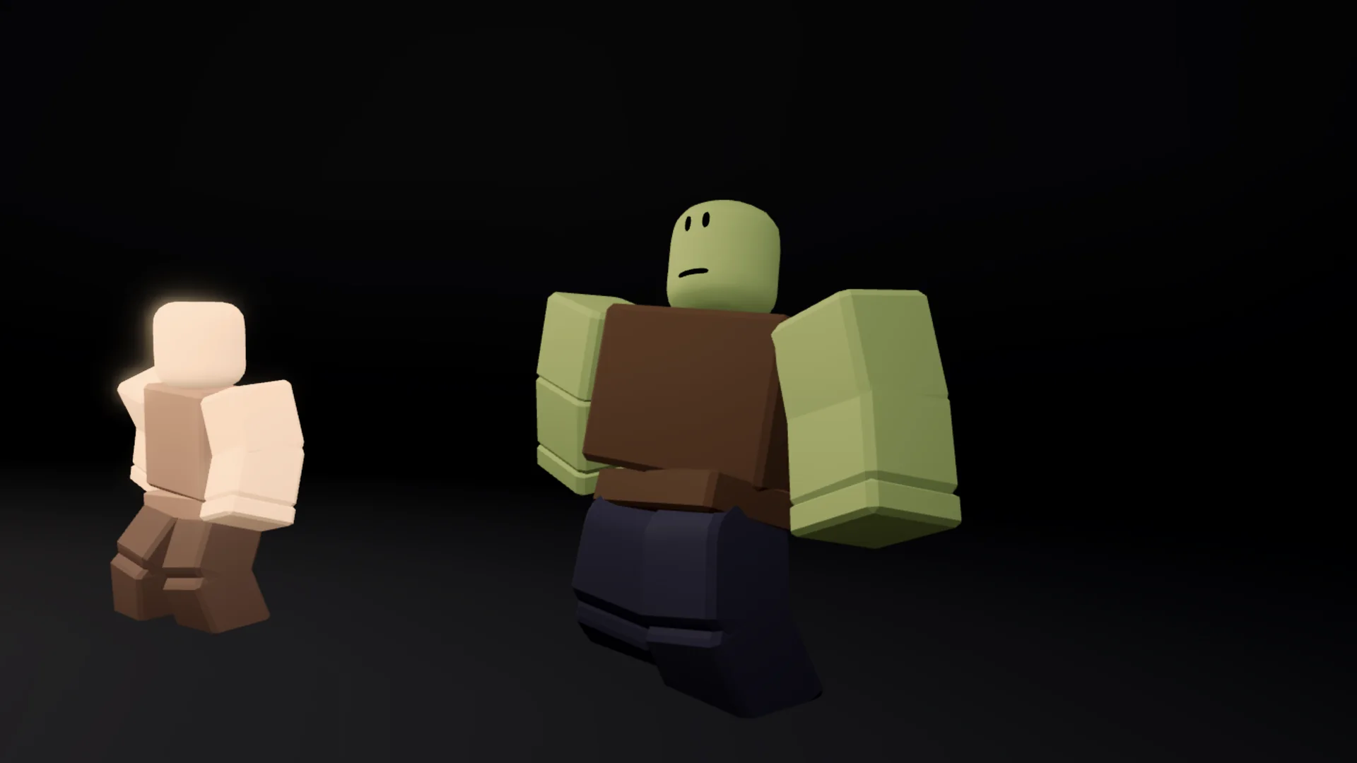 A Brute, the largest infected, at night