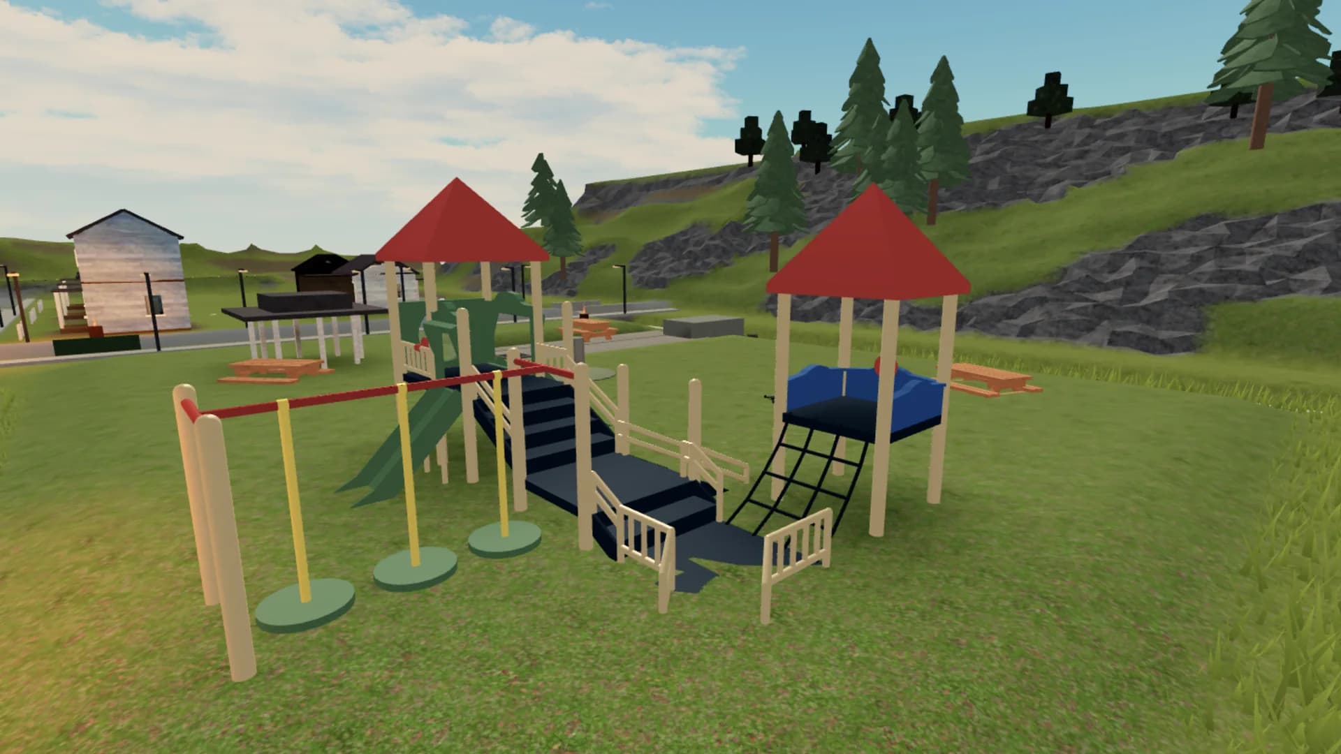 The playground in Memorial Park, Stillwater