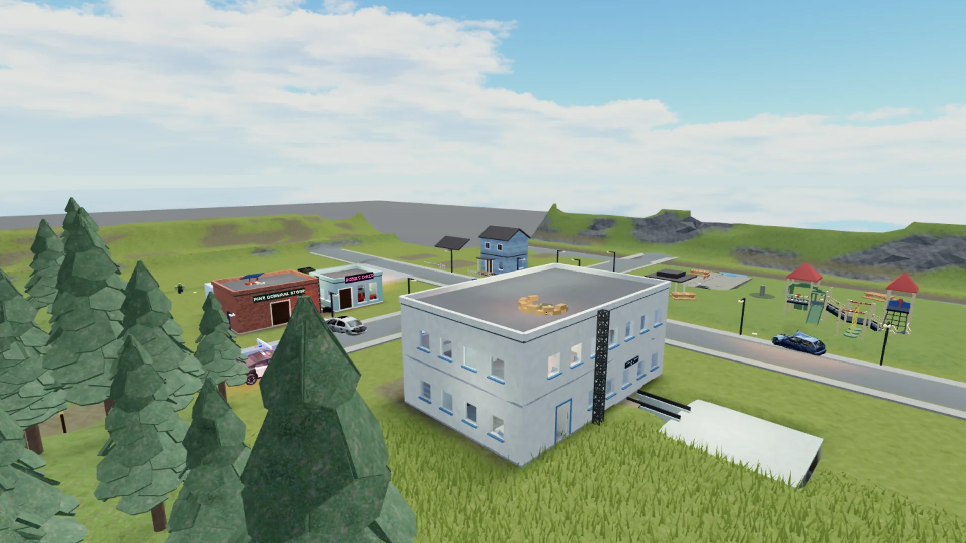 Main Street in the abandoned town of Stillwater