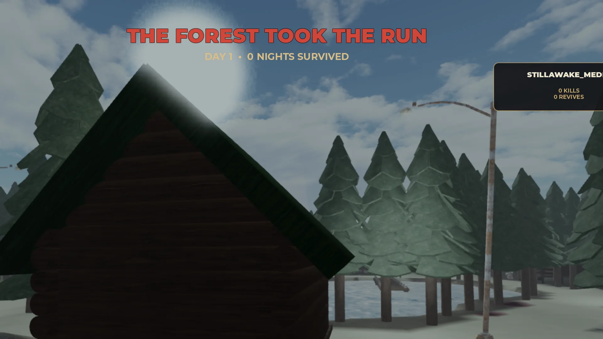 The end-of-run summary card over the landmark tour