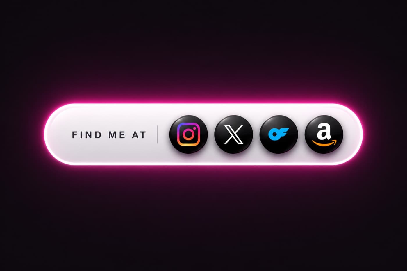 StillAwake Media neon link hub component showcase